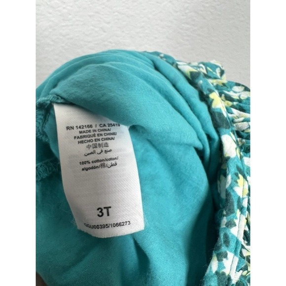 Peek Toddler Girl 3T Floral Dress Lace Trim Tassel - Picture 6 of 6